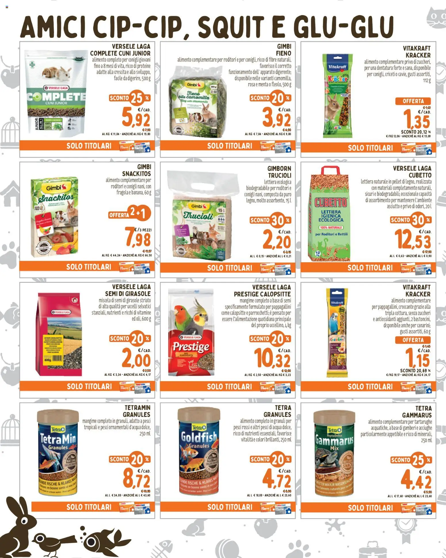 Volantino Conad del 10/09/2026 | Pagina: 6 | Prodotti: Pellet, Gamberi, Acciughe, Menta