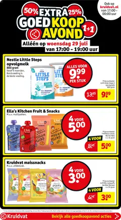 Kruidvat folder week 31 - Voorbeeld van een folder van Kruidvat, geldig van 28-07-2026 | Pagina: 21 | Producten: Snacks, Fruit, Banaan, Aardbei