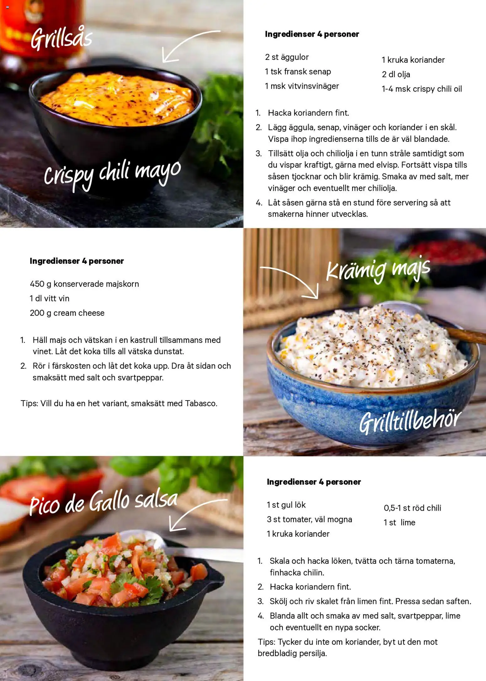 City Gross reklamblad aktuell från 18.05.2026 | Sida: 4 | Produkter: Senap, Salsa, Vin, Majs