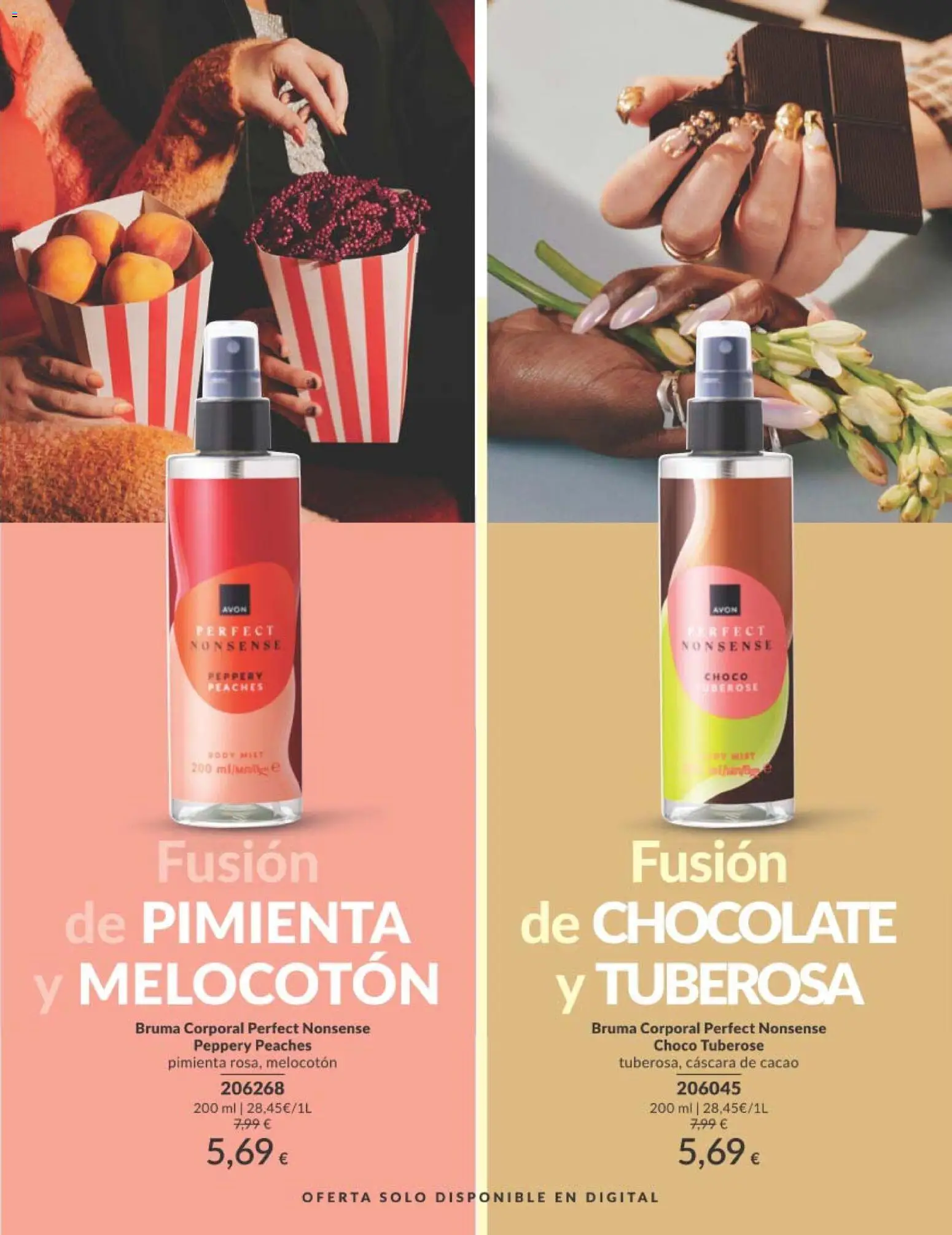 Catálogo AVON campaña 5 │ válido desde el 01.05.2026 | Página: 185 | Productos: Chocolate, Body, Φρυγανιές σικάλεως