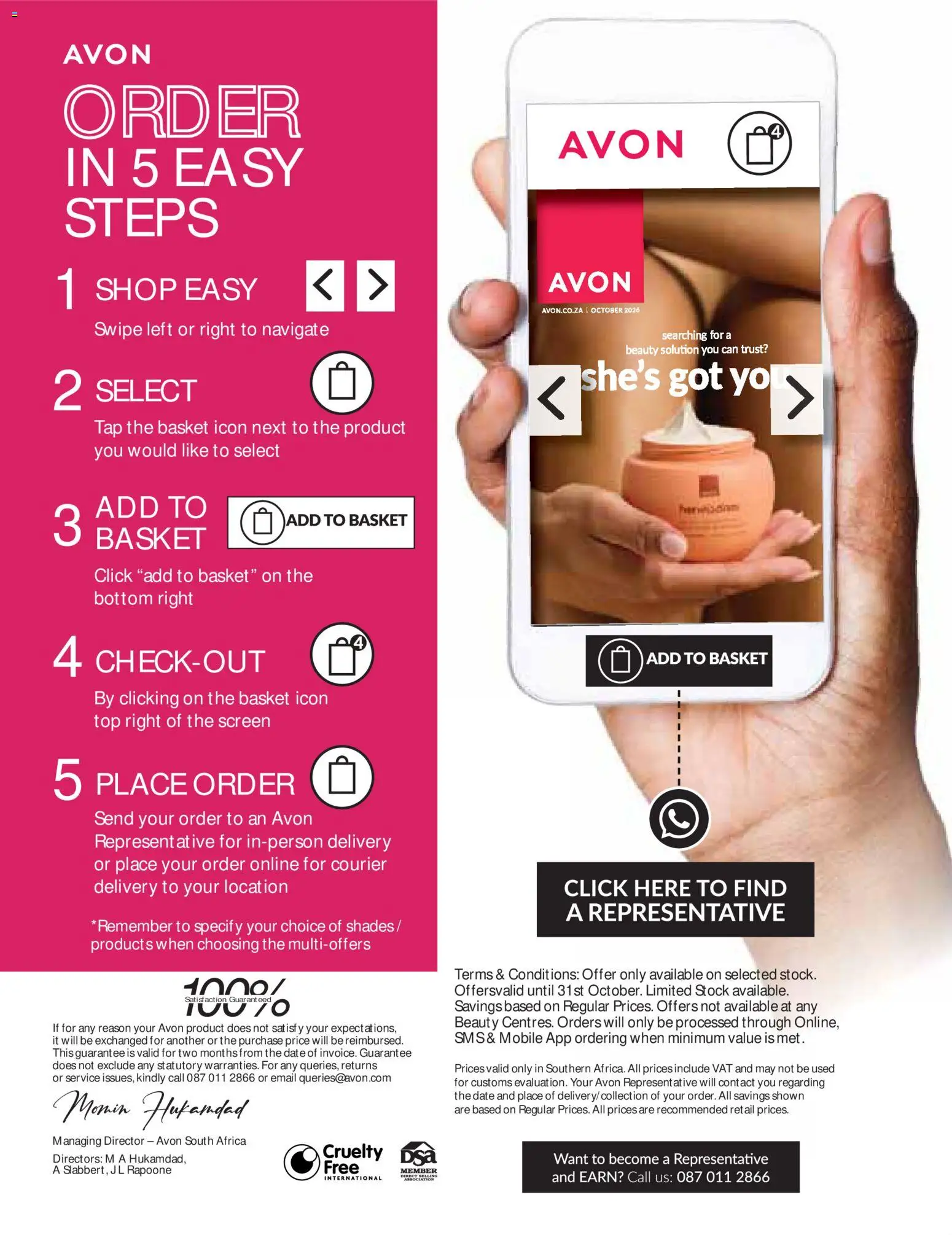 New Avon catalogue – valid from 01/10/2026 | Page: 26 | Products: Basket, Tap, Stock