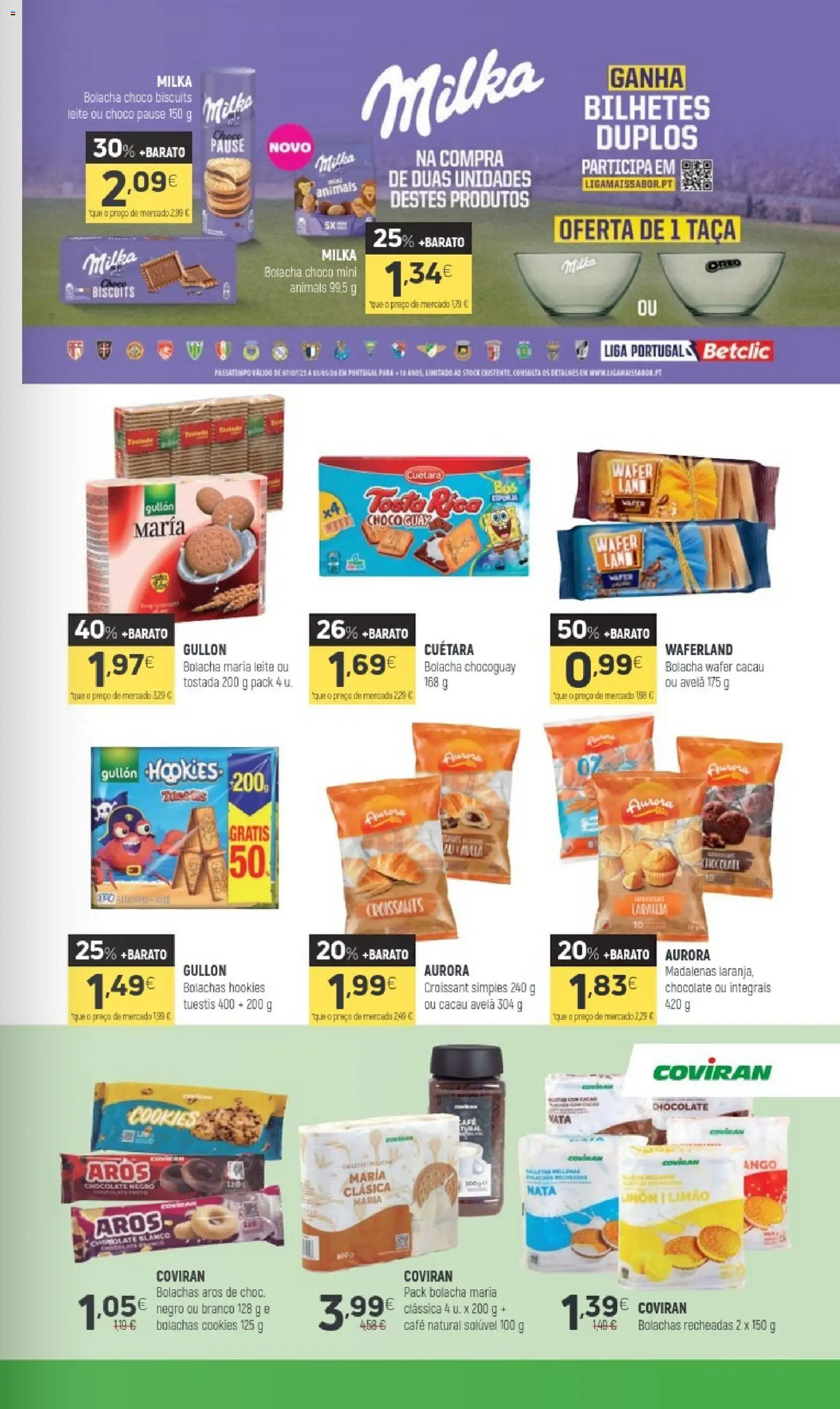 Coviran folheto │ válido de 21.04.2026 | Página: 9 | Produtos: Bolachas, Café, Chocolate, Nata
