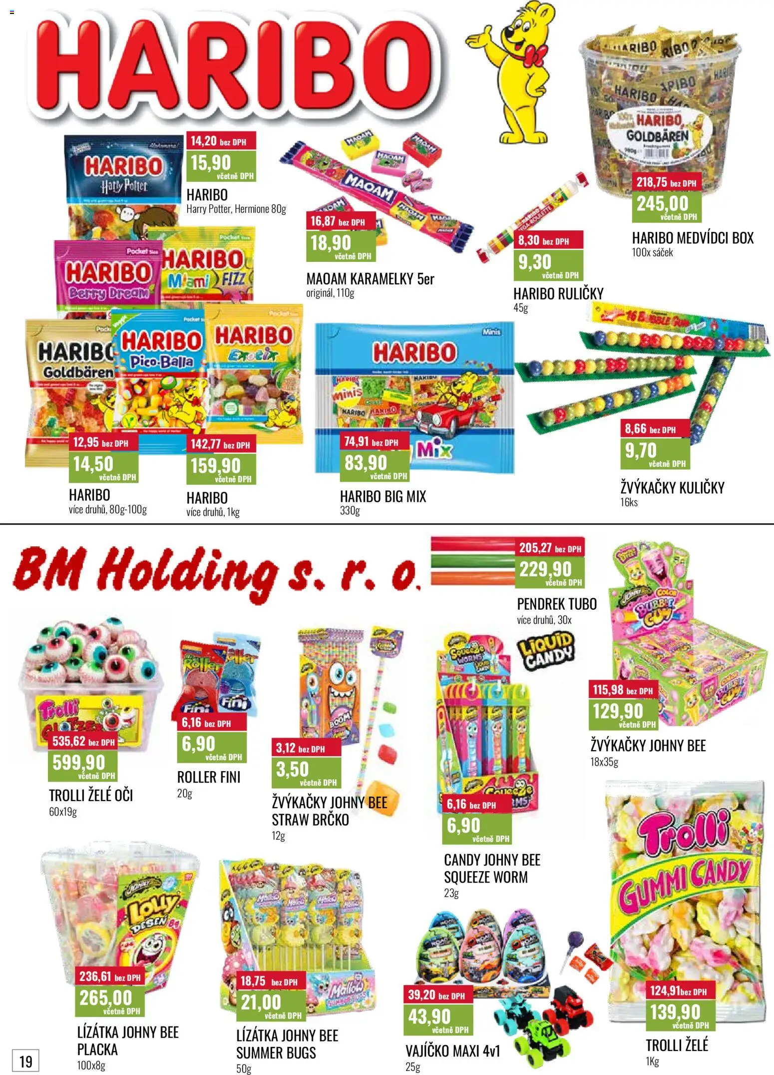 Ratio leták od 01.05.2026 | Strana: 20 | Produkty: Box, Haribo, Karamelky, Sáček