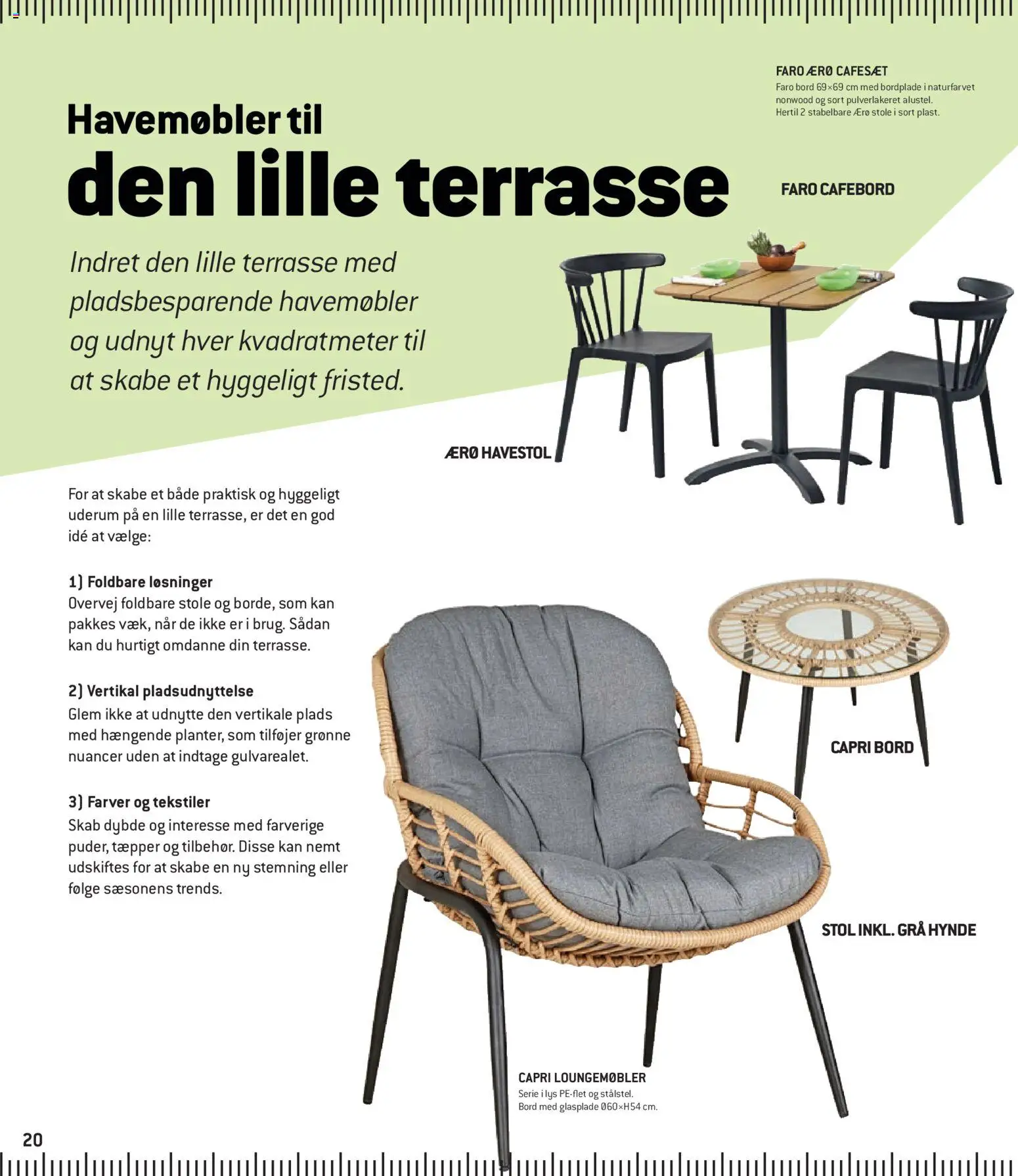 XL-BYG tilbudsavis – gyldig fra 08.01.2026 | Side: 20 | Produkter: Sofabord, Lænestol, Bord, Stol