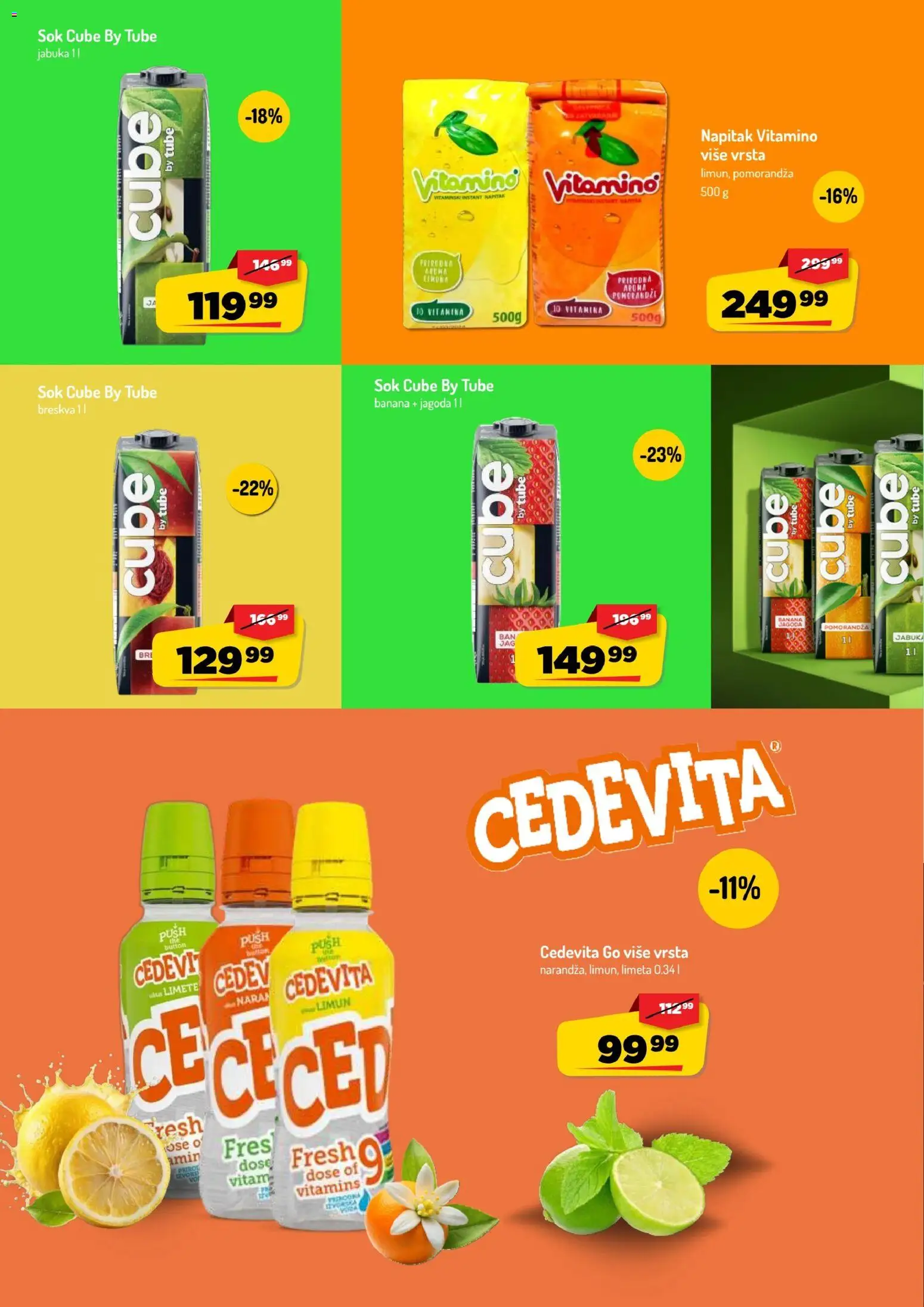 Aman katalog - važi od 28.09.2026 | Strana: 26 | Proizvode: Banana, Cedevita, Sok, Breskva