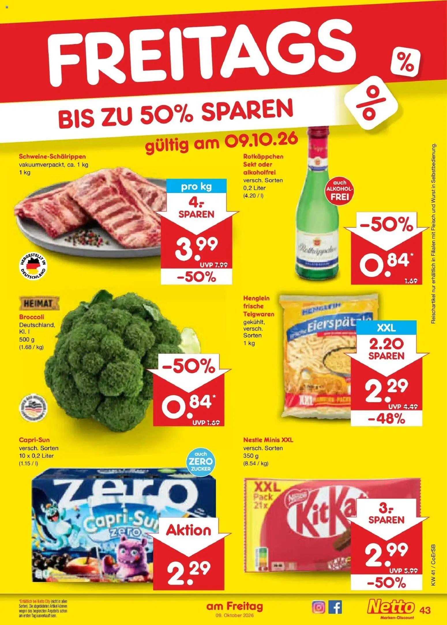 Netto Marken-Discount Prospekt Leipzig – gültig ab 05.10.2026 | Seite: 55 | Produkte: Sekt, Alkohol, Zucker, Rotkäppchen