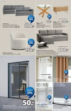 Prospekt JYSK ab 28.04.2026 gültig | Seite: 8 | Produkte: Schlafsofa, Sofa, Couchtisch, Vorhang