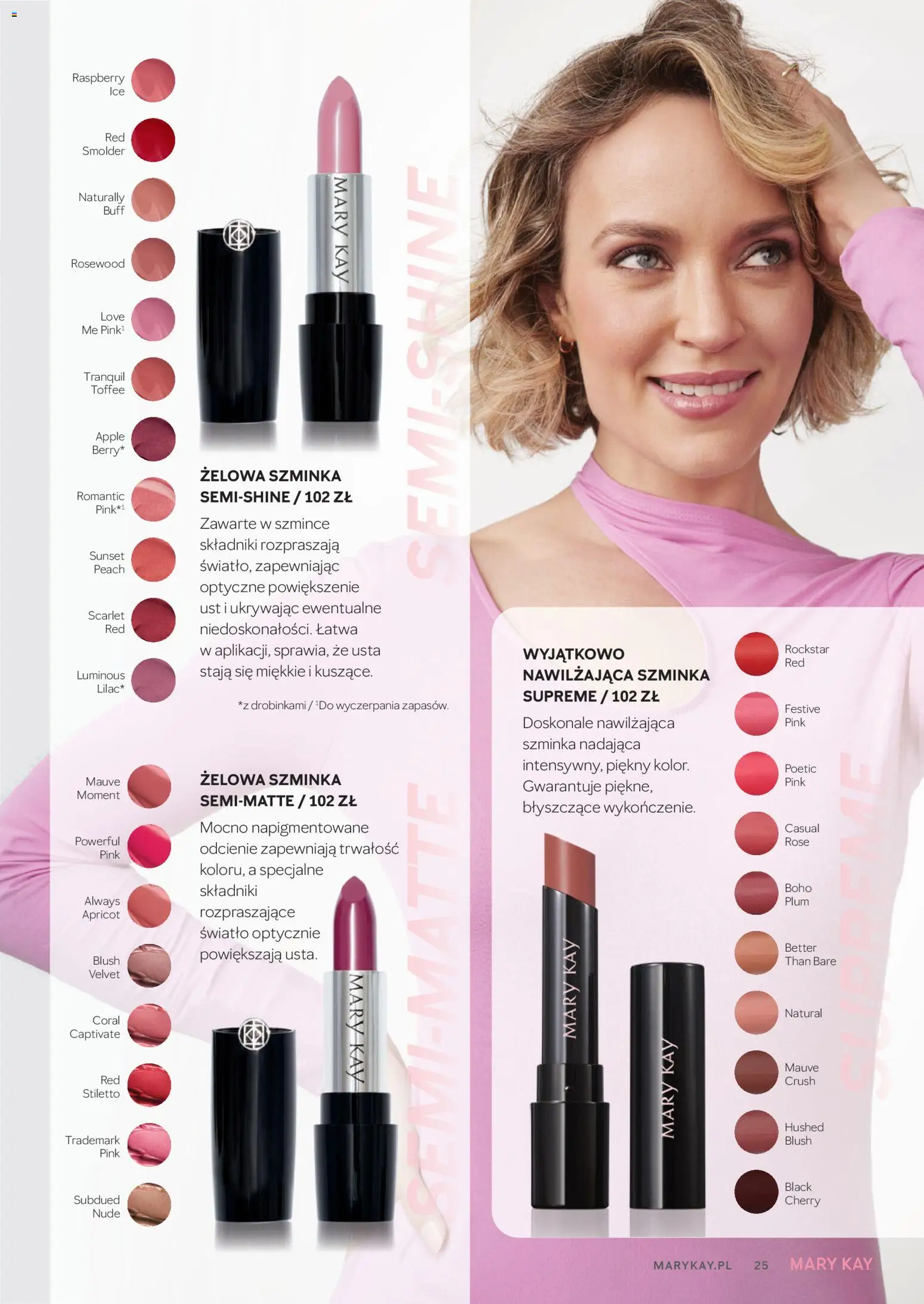 Mary Kay Katalog od 16.04.2026 | Strona: 25 | Produkty: Szminka
