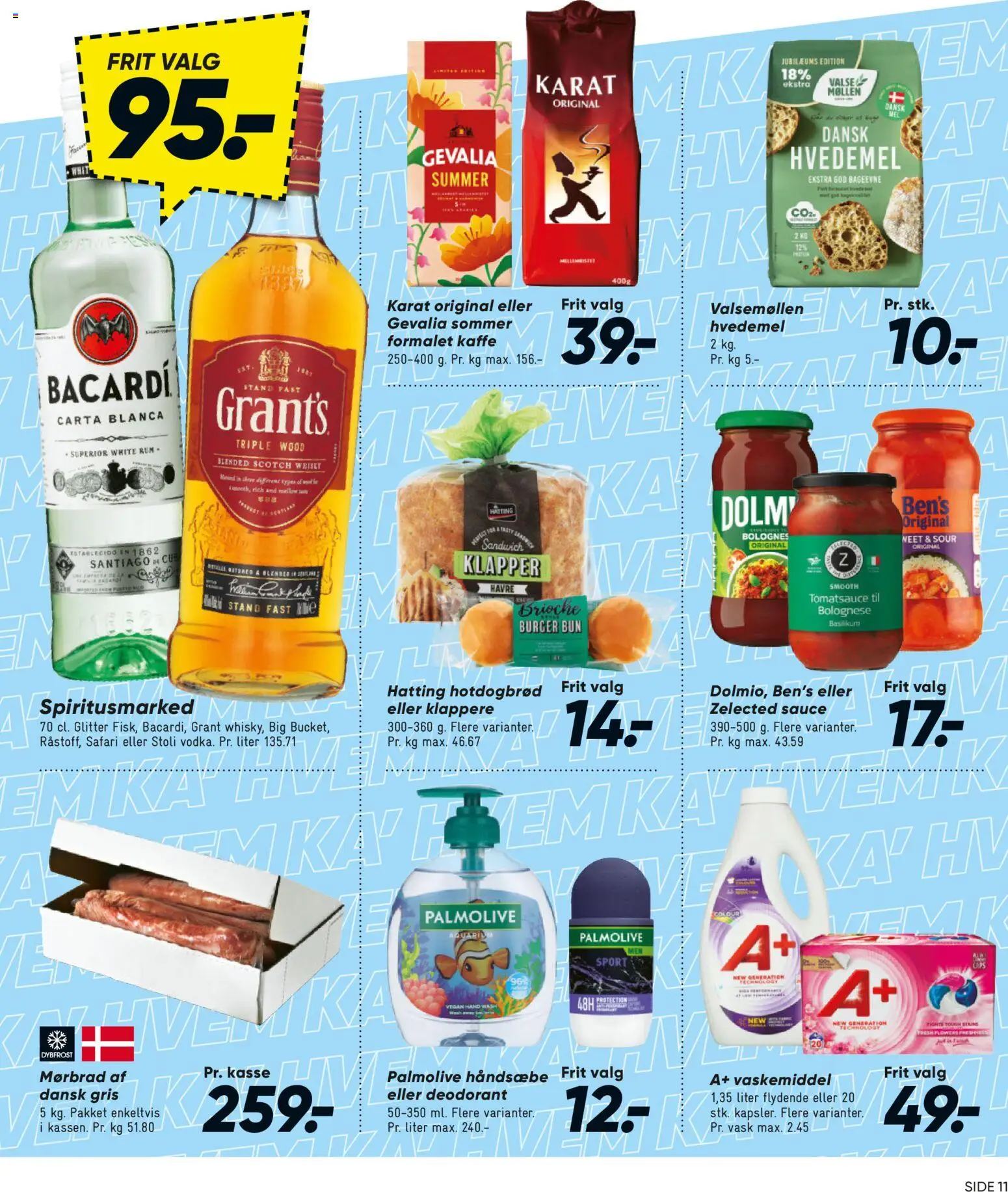 Bilka tilbudsavis – gyldig fra 29.05.2026 | Side: 11 | Produkter: Kaffe, Deodorant, Whisky, Hotdogbrød