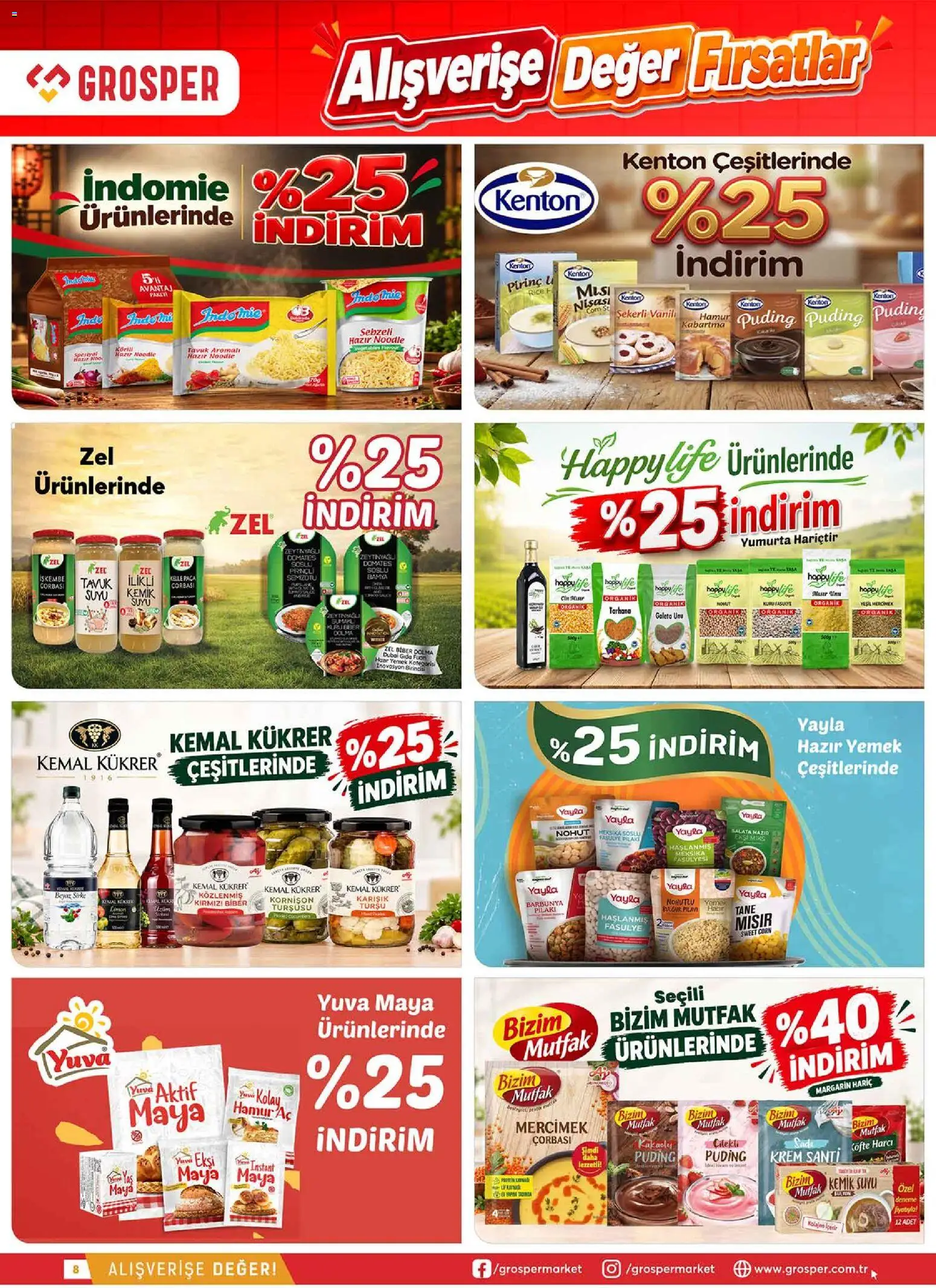 Grosper Katalog - 30 Eylül 2026 tarihinden itibaren geçerlidir | Sayfa: 8 | Ürünler: Fasulye, Cin, Limon, Mısır