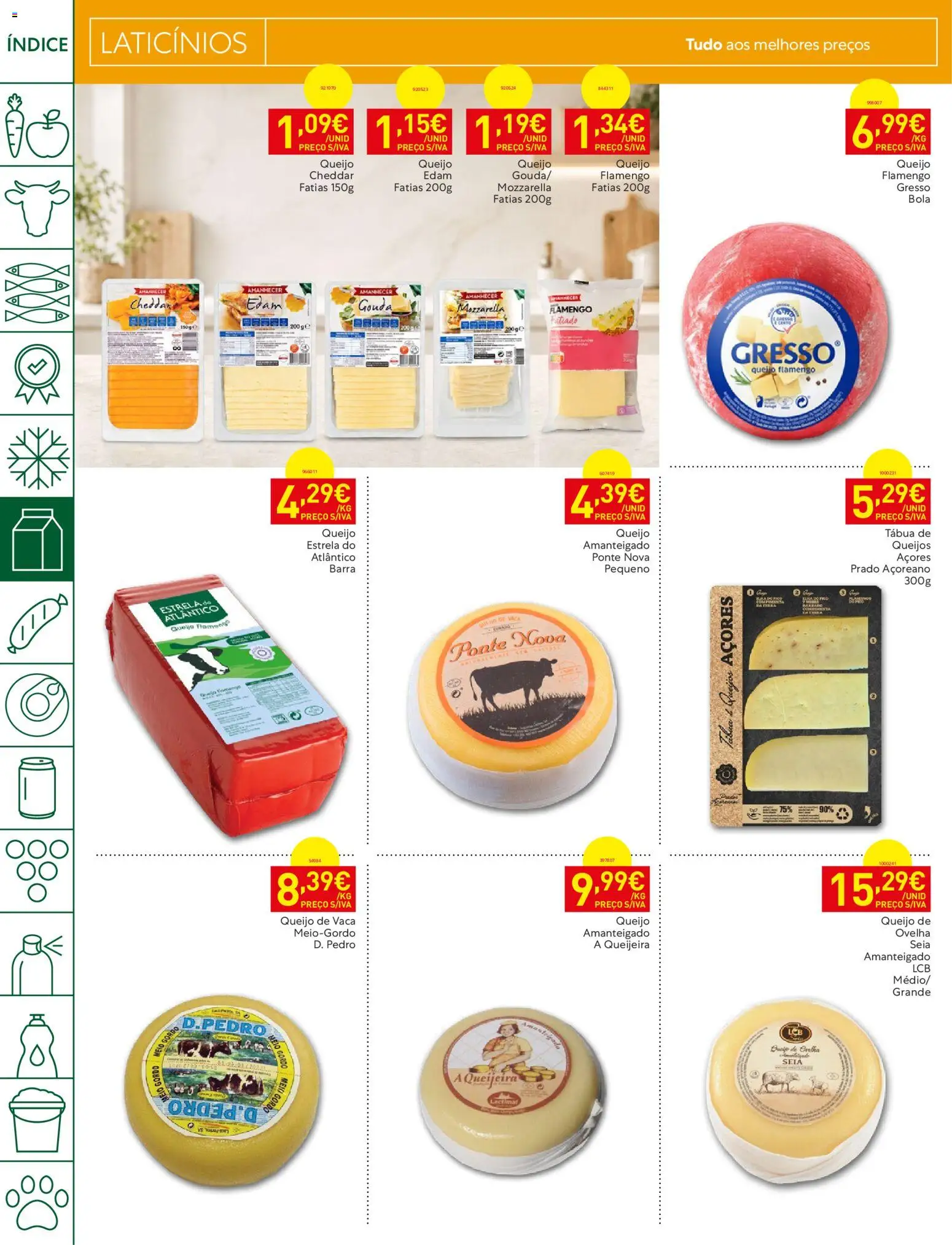 Recheio folheto │ válido de 11/08/2026 | Página: 12 | Produtos: Tábua, Laticínios, Queijo, Queijo Cheddar
