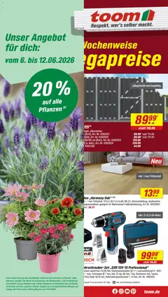 Toom Baumarkt Prospekt ab 06.06.2026 gültig