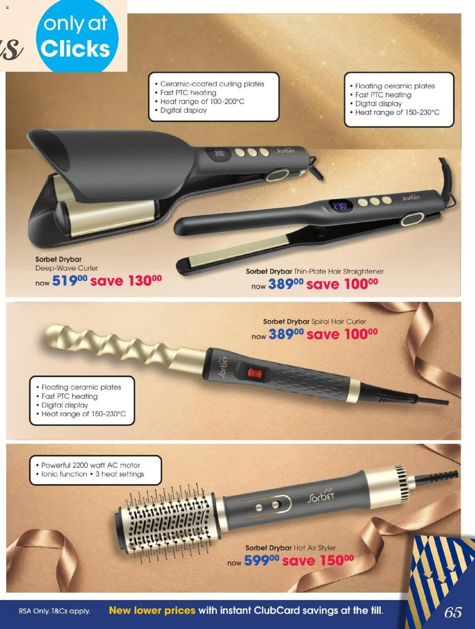 New Clicks catalogue – valid from 27/10/2026 | Page: 65 | Products: Hair straightener