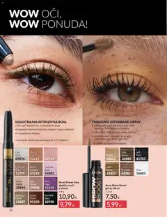 Avon Katalog - Pregled kataloga iz trgovine Avon, vrijedi od 01.05.2026 | Stranica: 32 | Proizvodi: Gel za obrve, Sjenilo za oči