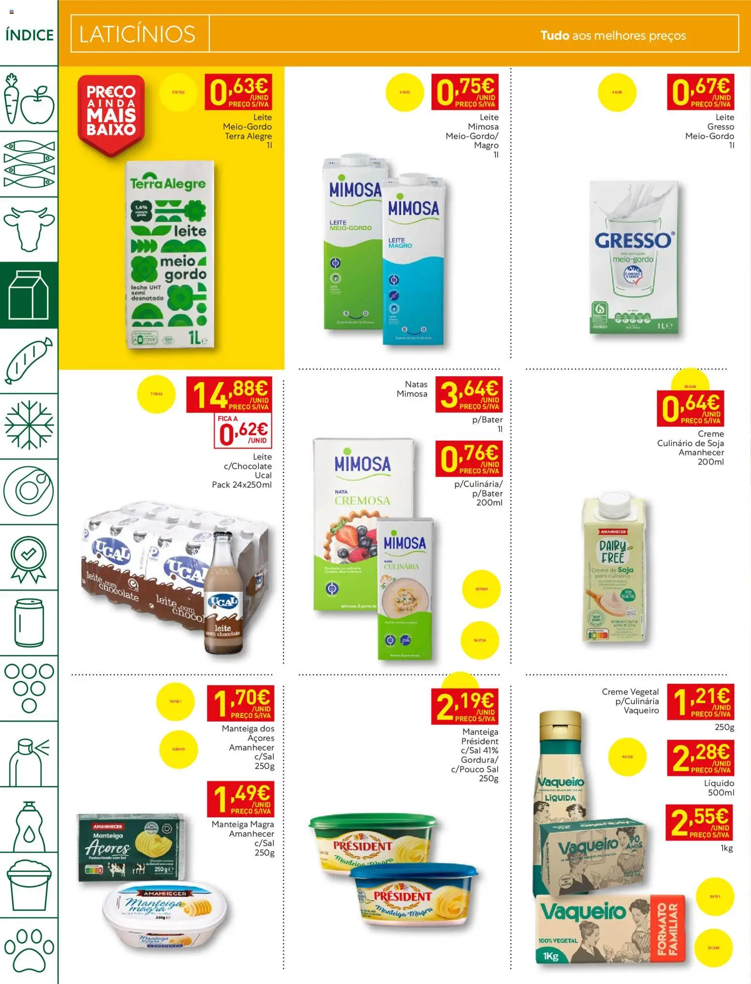 Recheio folheto │ válido de 07/07/2026 | Página: 8 | Produtos: Soja, Manteiga, Nata, Creme