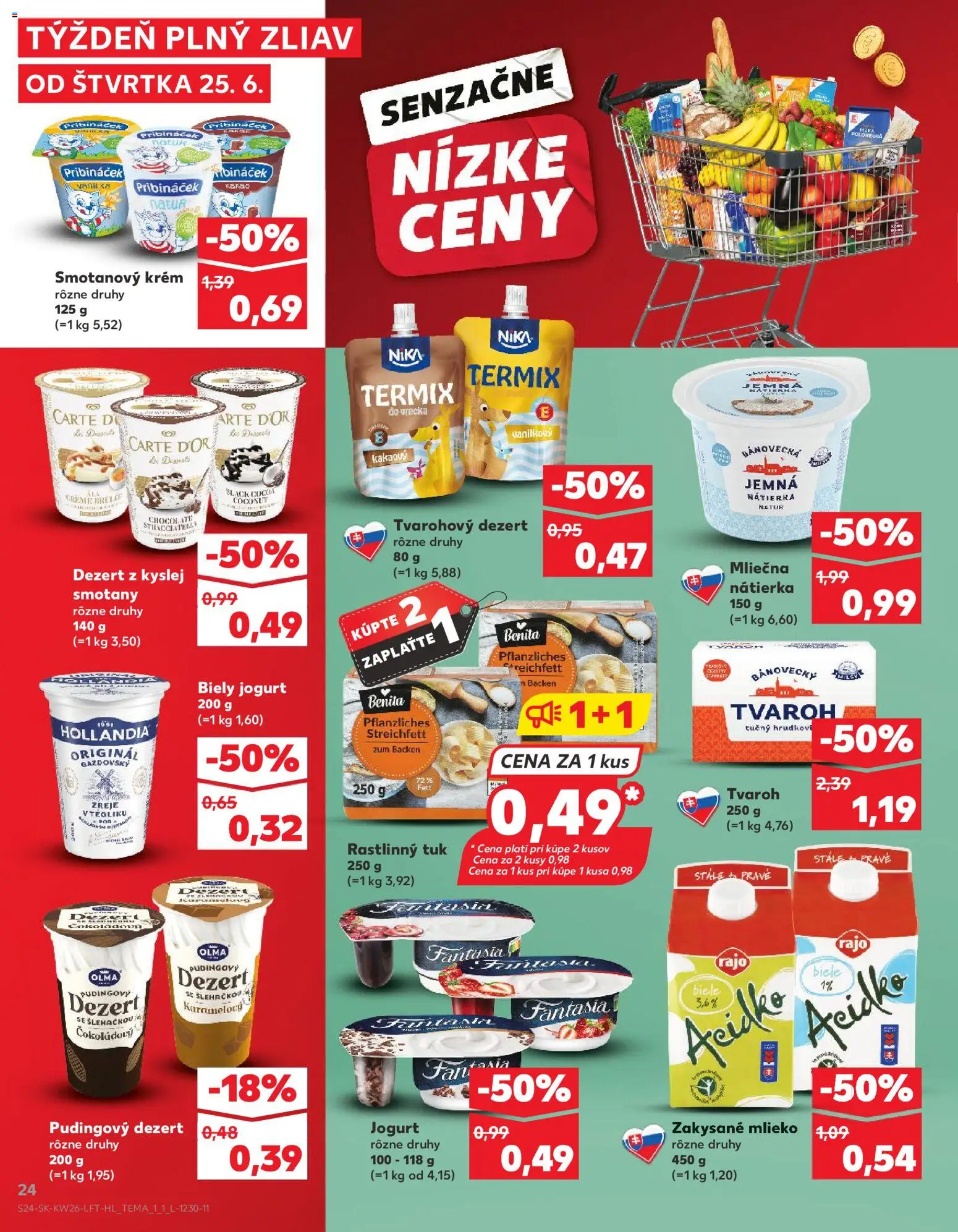 Nové Kaufland akcie – leták je platný od 25.06.2026 | Strana: 24