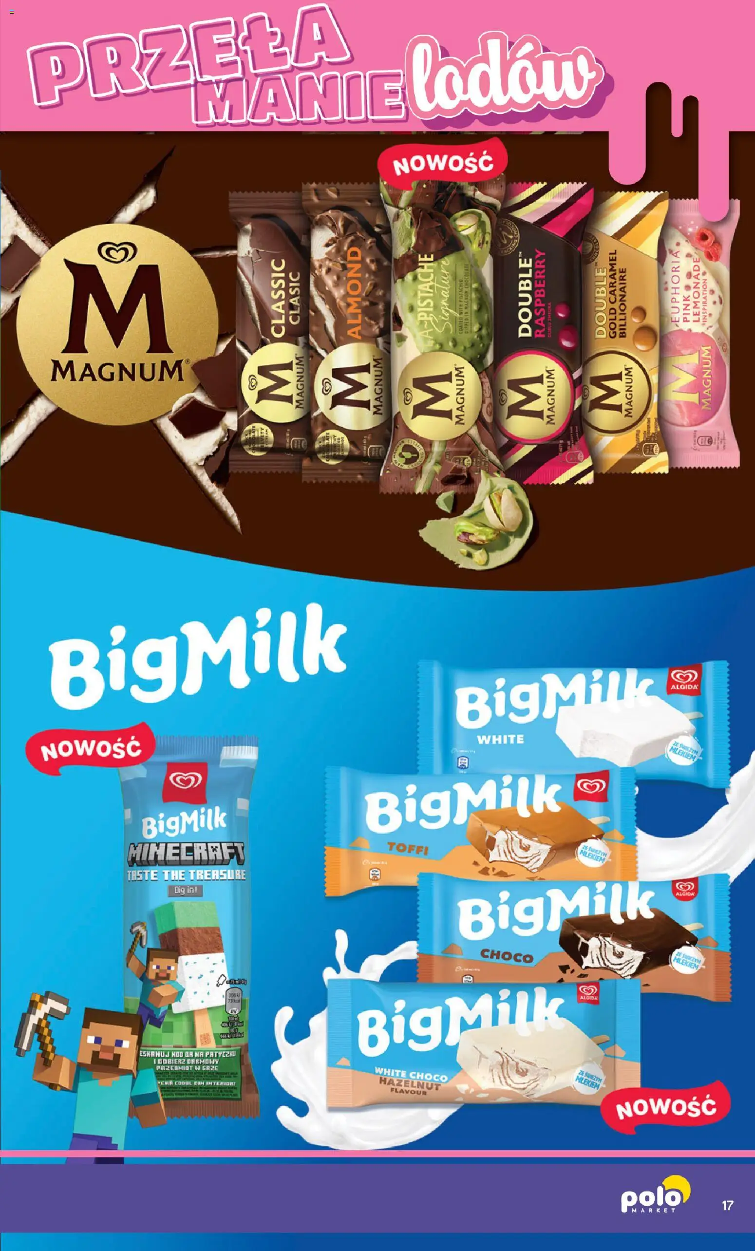 Nowa POLOmarket gazetka od jutra 30.04.2026 | Strona: 17 | Produkty: Magnum