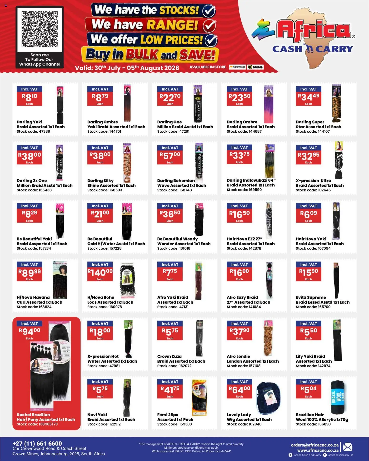 New Africa Cash & Carry catalogue – valid from 30/07/2026 | Page: 23