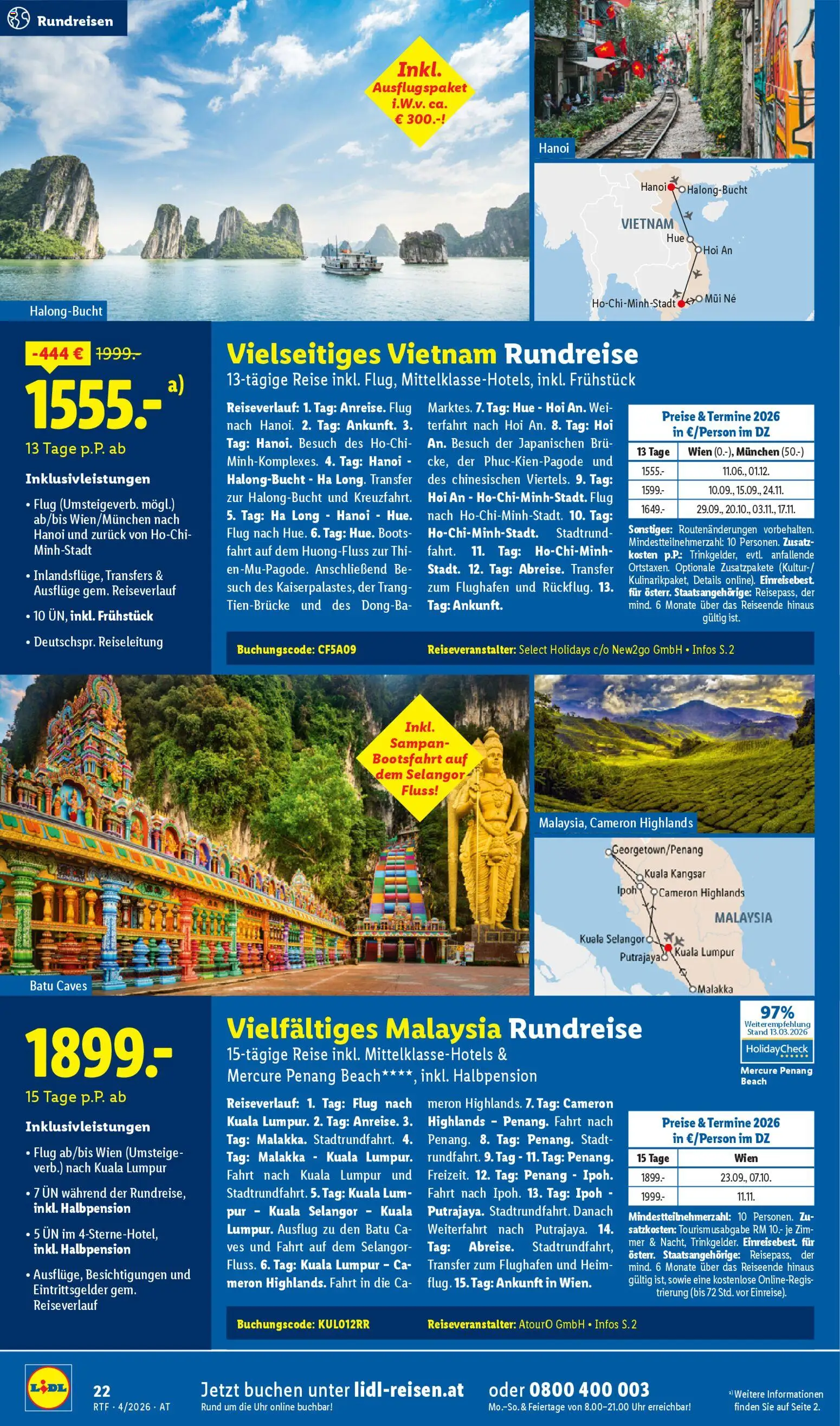 Lidl April/Mai Reise - Highlights gültig ab 11.04.2026 | Seite: 22 | Produkte: Uhr