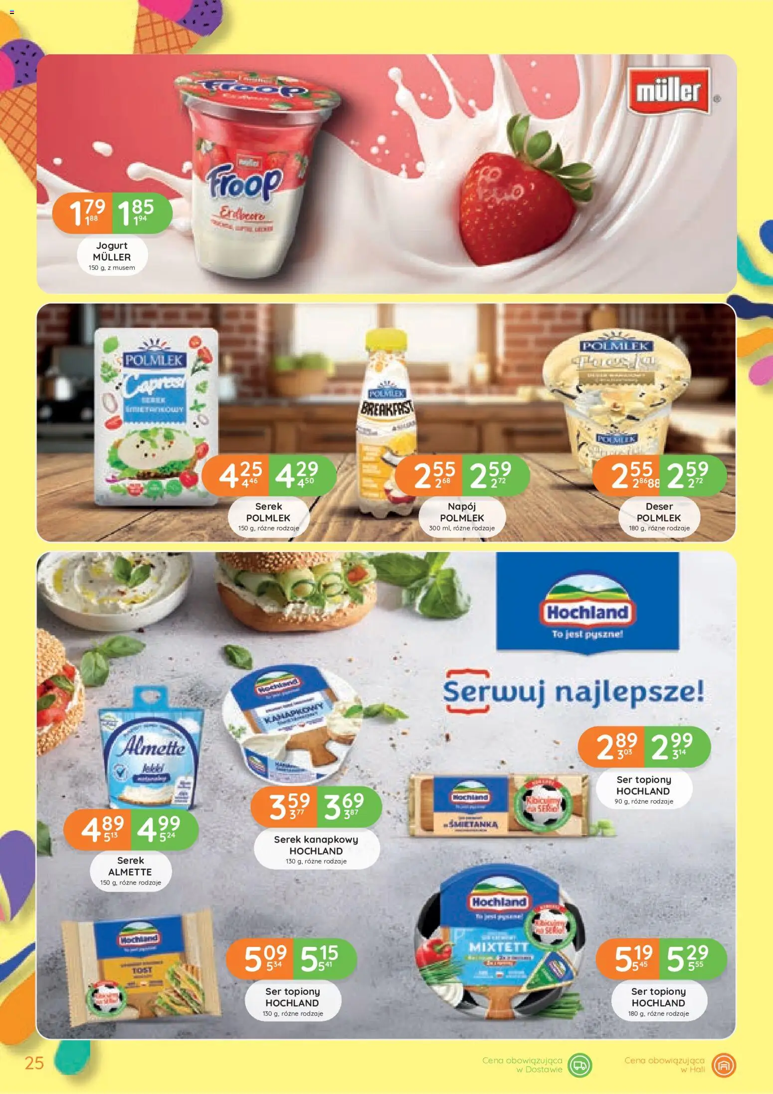 Eurocash gazetka od 25.06.2026 | Strona: 25 | Produkty: Ser topiony, Serek, Ser, Jogurt