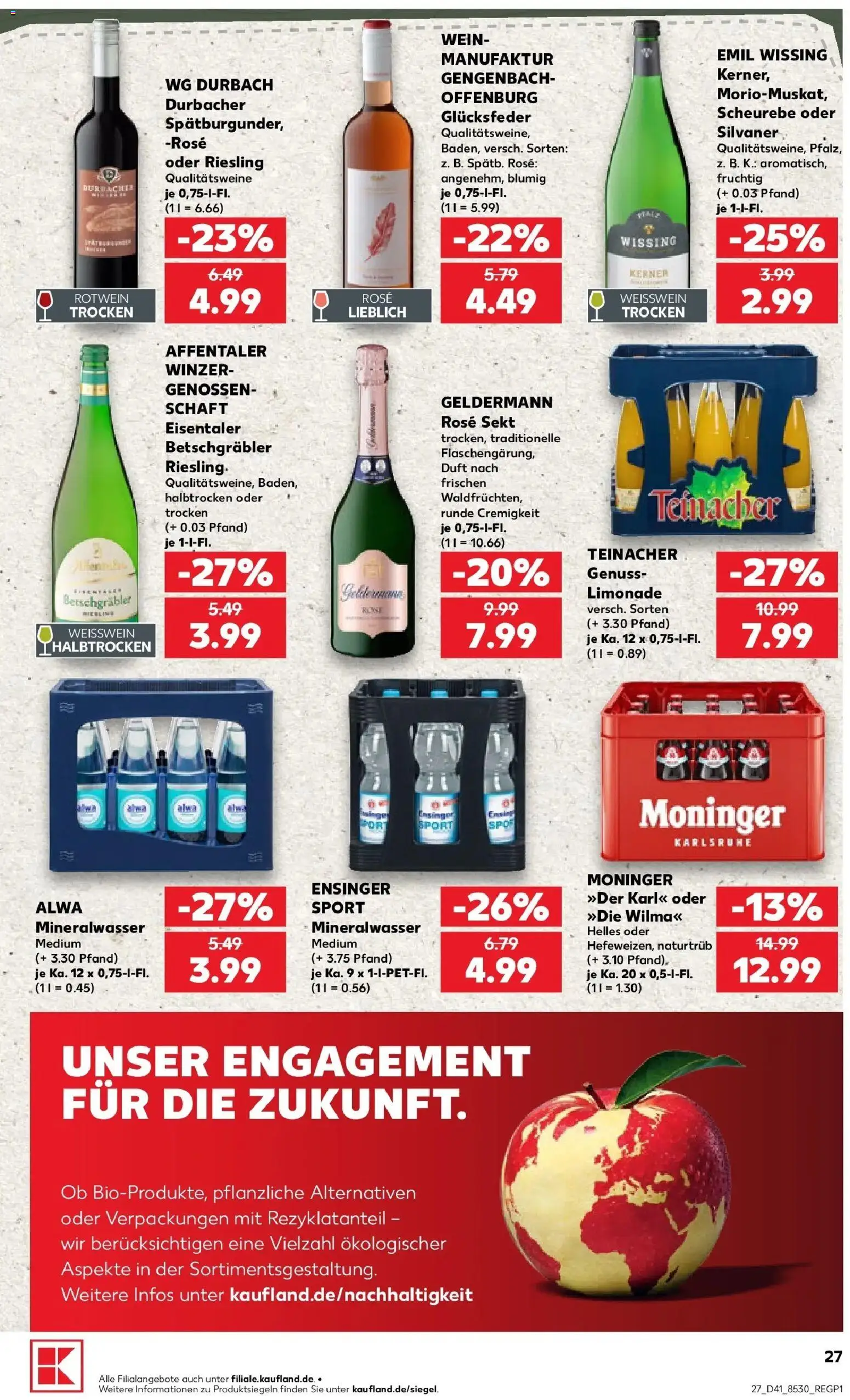 Prospekt Kaufland ab 05.10.2026 » Angebote Online zum Blättern | Seite: 37 | Produkte: Weißwein, Rotwein, Duft, Wein