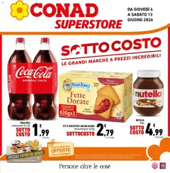 Anteprima del volantino Conad volantino Superstore Sicilia valido a partire dal 04.06.2026