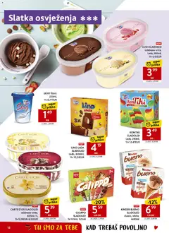 LINO LADA SLADOLED, Ledo, 3x90ml, 1l=15,52EUR - Pregled kataloga iz trgovine Konzum, vrijedi od 10.06.2026 | Stranica: 12