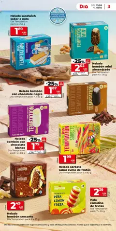 Vista previa Helado sándwich sabor a nata, Dia Temptation pack-6 x 50 g válido desde el 13.05.2026 | Página: 3