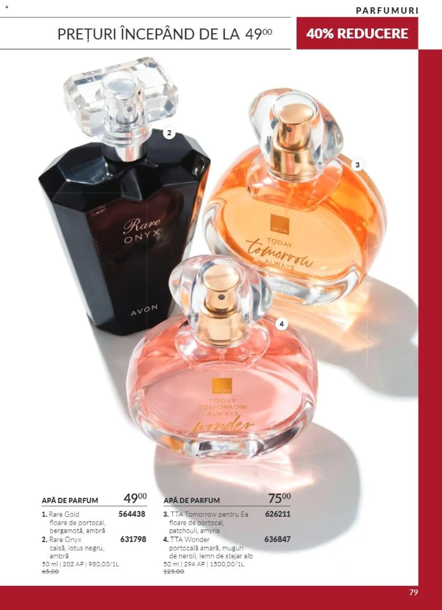 Noul catalog Avon – valabil de la 01.10.2026 | Pagină: 79 | Produse: Apă de parfum, Lotus, Parfum, Apă