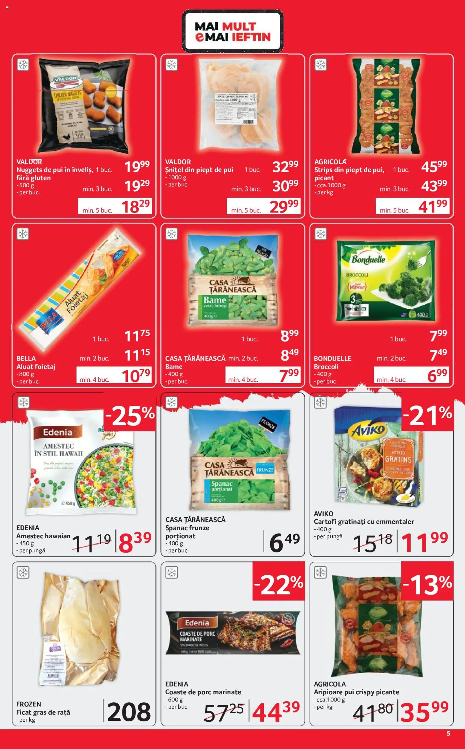 Noul catalog Selgros – valabil de la 26.06.2026 | Pagină: 5 | Produse: Pungă, Hacıyatmaz Kedi Oyuncağı, Rață, Cartofi