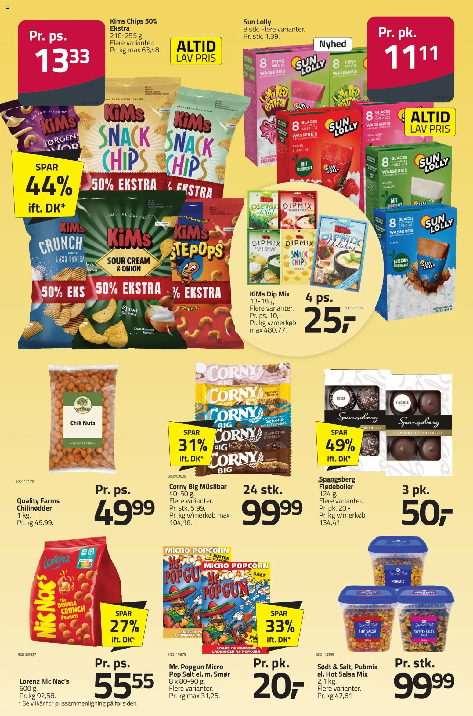 Fleggaard tilbudsavis – gyldig fra 20.05.2026 | Side: 22 | Produkter: Chips, Cookies, Flødeboller, Salsa