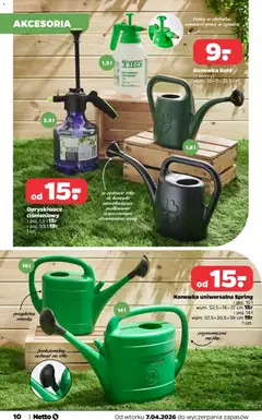 Pogląd oferty "Netto gazetka - Dom i ogród" - ważna od 07.04.2026 | Strona: 10 | Produkty: Opryskiwacz