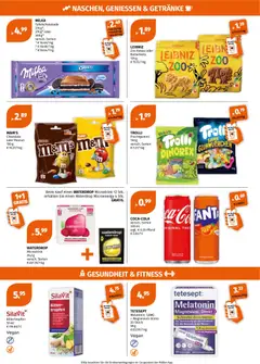 Müller Prospekt ab 21.09.2026 gültig | Seite: 7 | Produkte: M&M's, Milka, Wasser, Himbeere