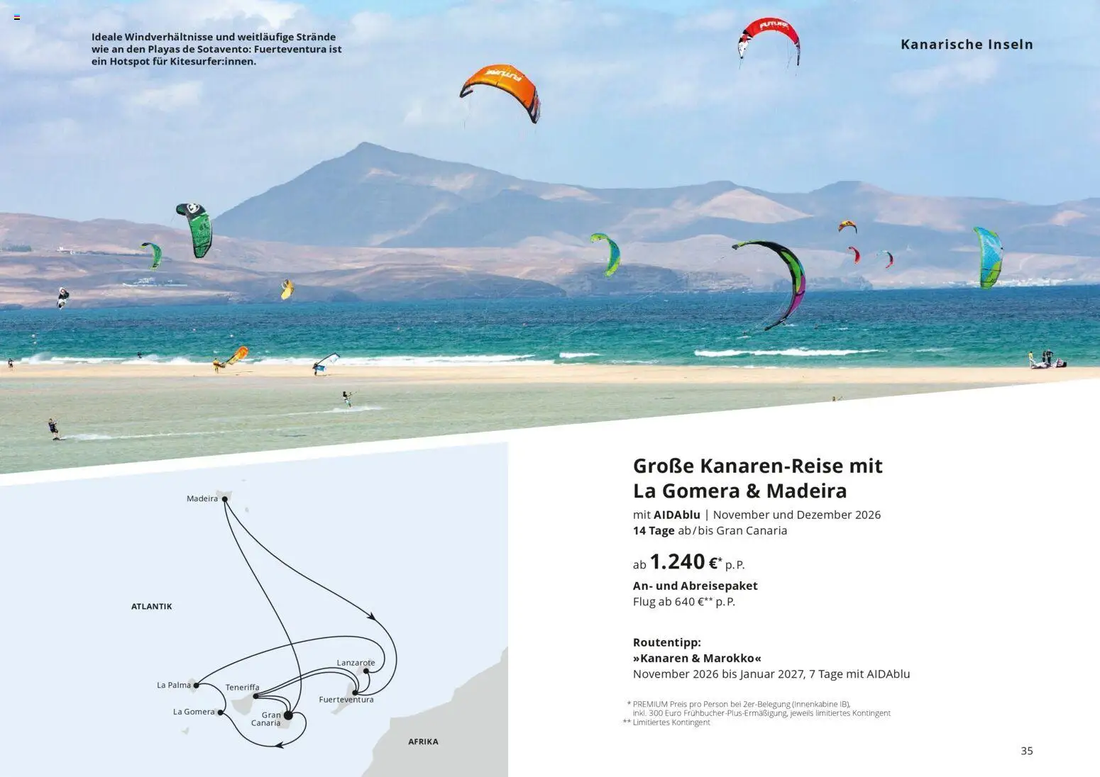 Aida AIDAselection – gültig ab 01.04.2026 | Seite: 35
