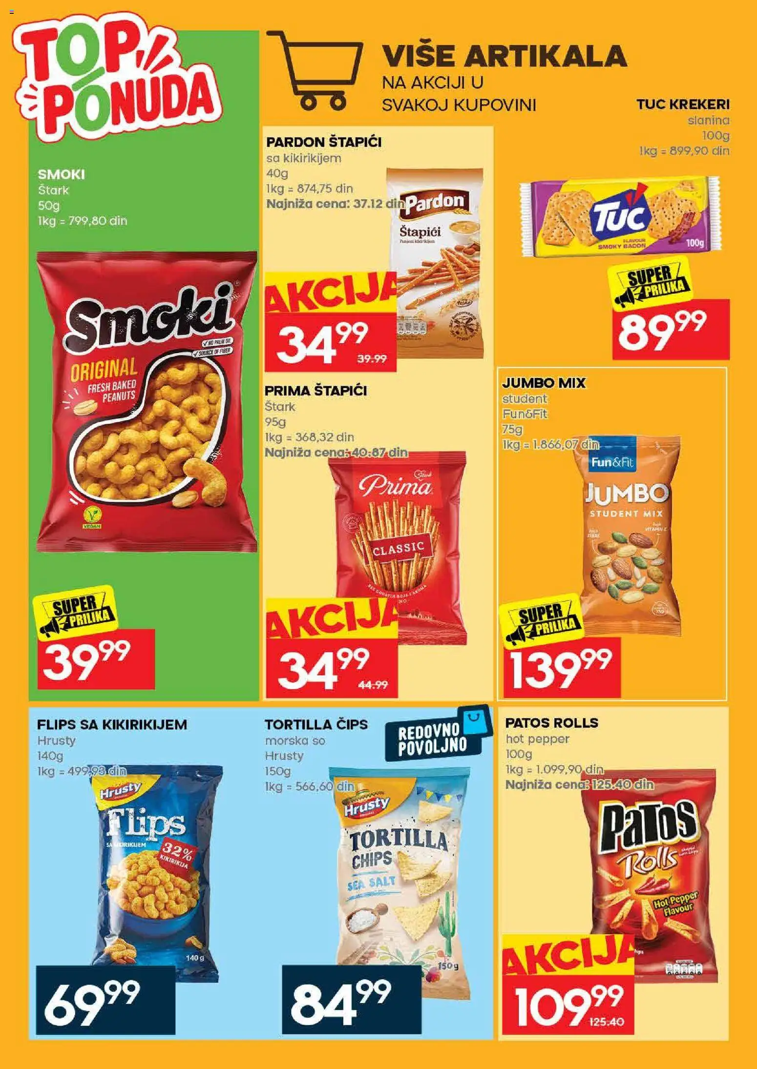 Roda katalog - važi od 31.08.2026 | Strana: 42 | Proizvode: So, Tuc, Krekeri, Slanina