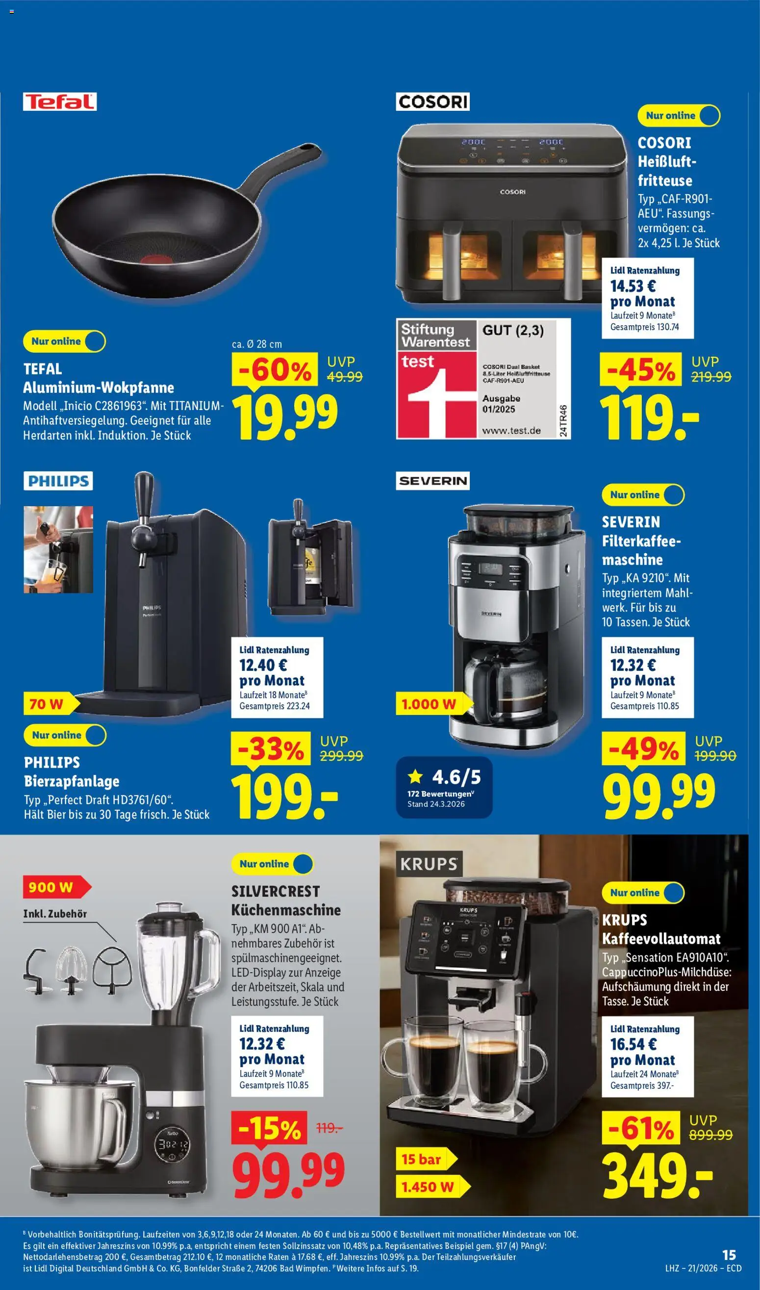Lidl Prospekt – gültig ab 18.05.2026 | Seite: 9 | Produkte: Krups, Bier, Bad, Heißluftfritteuse