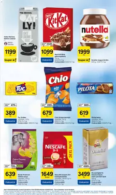Tesco Szupermarket akciós újság - amely érvényes a következő dátumtól: 2026.07.09. | Oldal: 5 | Termékek: Kréker, Kávé, Mogyorókrém, Keksz