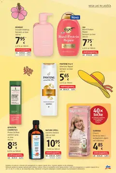 DM Drogerie Markt katalog akcije – veljaven od 03.08.2026 | Stran: 5 | Izdelki: Sampon, Olje za lase, Barva za lase, Barva