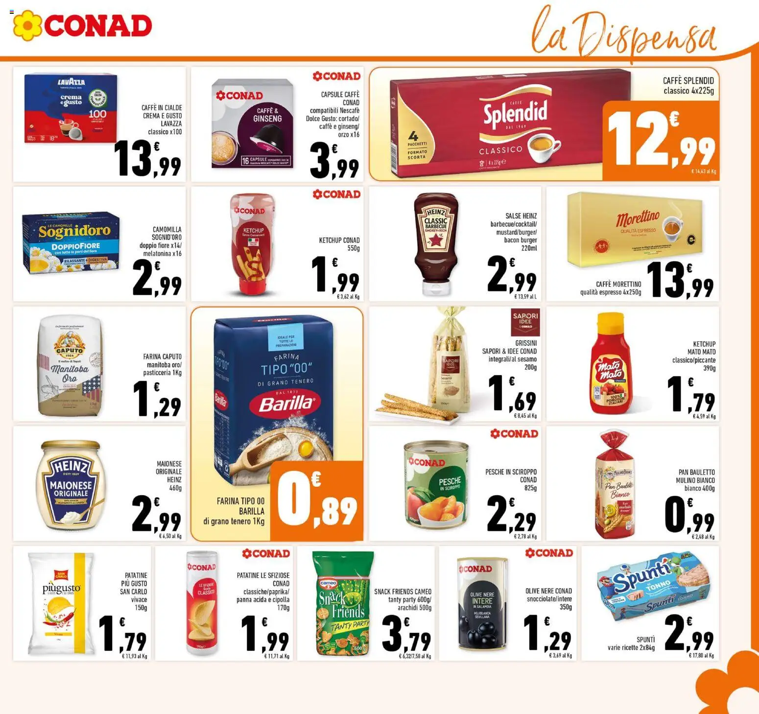 Volantino Conad del 20.05.2026 | Pagina: 13 | Prodotti: Panna acida, Patatine, Barbecue, Olive