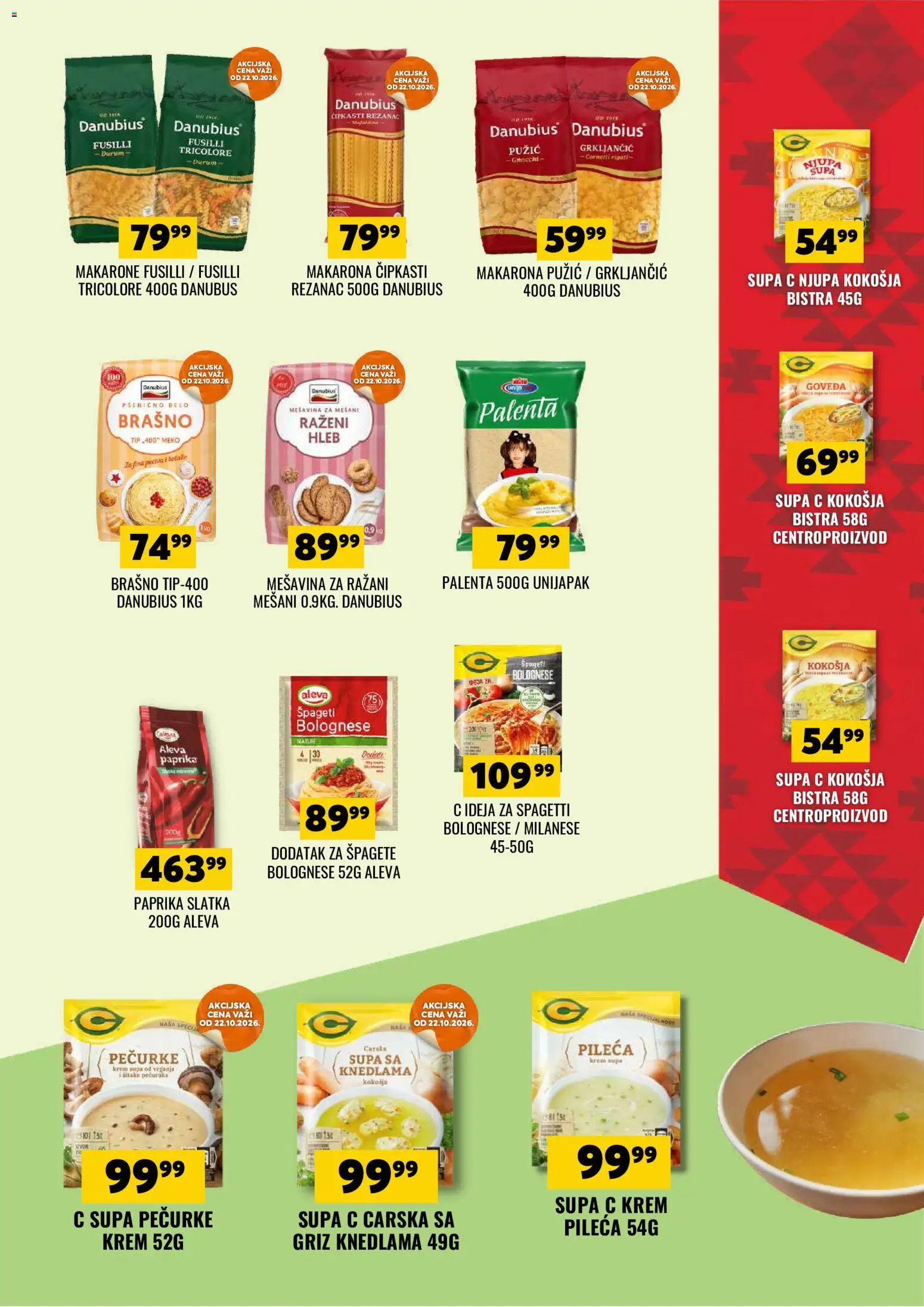 Tekijanka katalog - važi od 21.10.2026 | Strana: 7 | Proizvode: Paprika, Brašno, Griz, Hleb