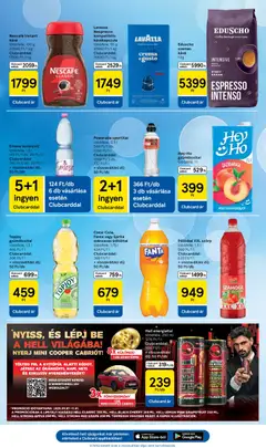 Tesco aktuális akciós újság - amely érvényes a következő dátumtól: 2026.09.17. | Oldal: 23 | Termékek: Nescafé, Lavazza, Ásványvíz, Grapefruit