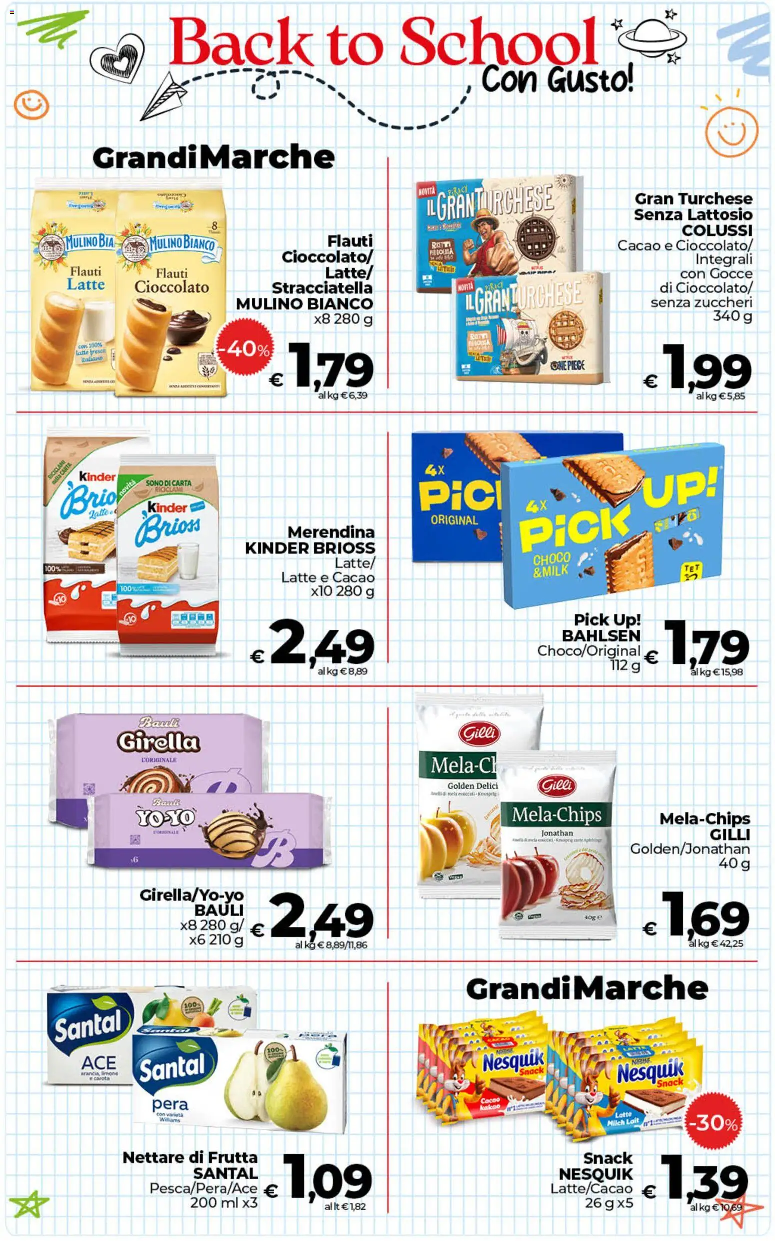 Volantino COOP del 11/09/2026 | Pagina: 22 | Prodotti: Frutta, Pera, Cacao, Senza lattosio