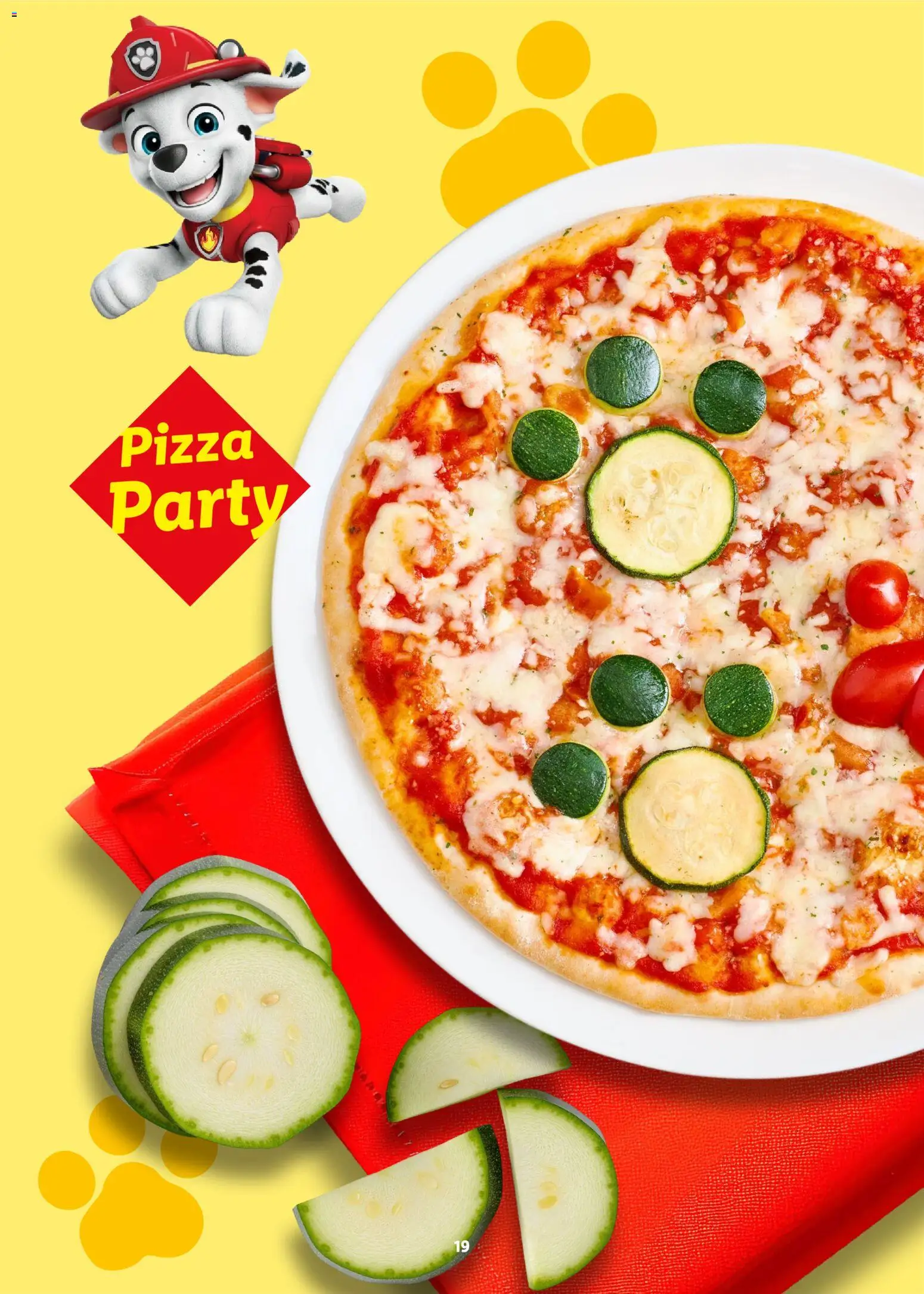 Lidl Německo leták - Paw Patrol od 20.07.2026 | Strana: 19 | Produkty: Pizza
