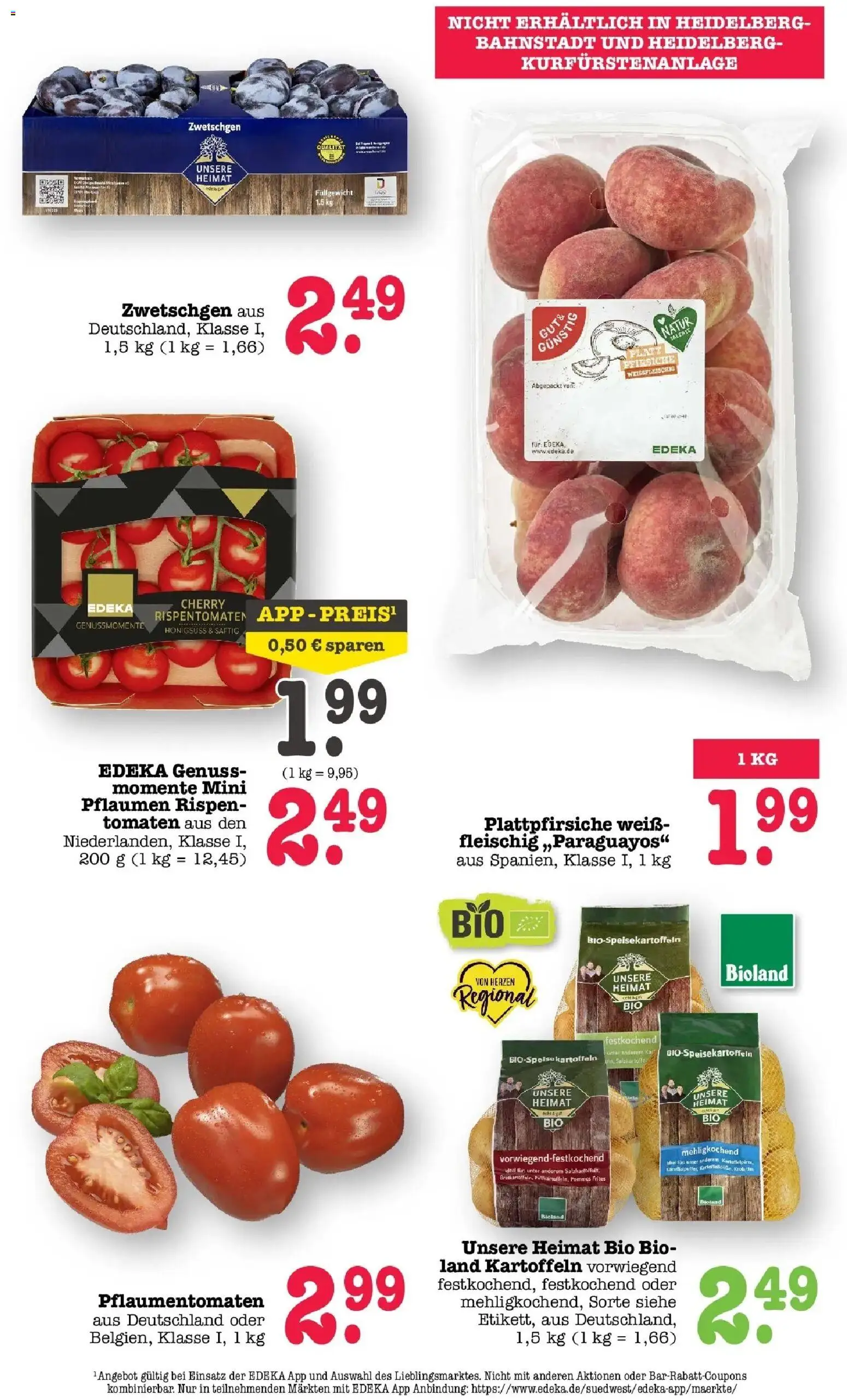 Edeka Prospekt Heidelberg (ab 17.08.2026) » Angebote Online | Seite: 19 | Produkte: Pflaumen, Pommes, Zwetschgen, Pommes frites