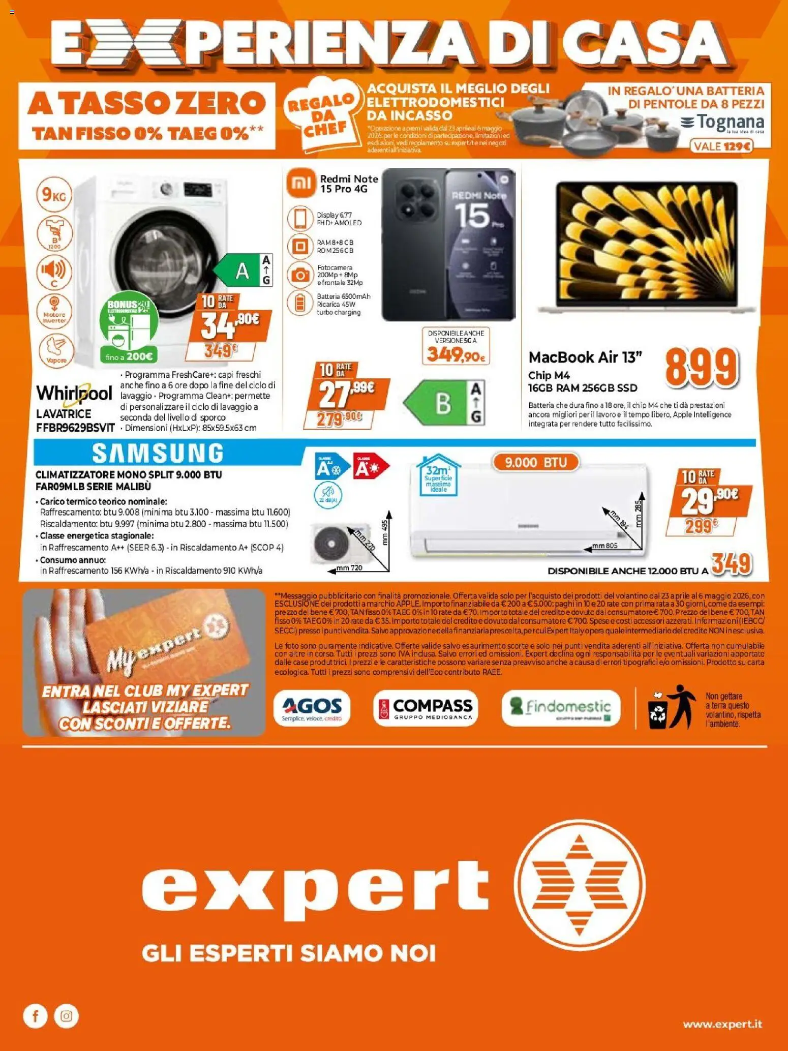 Volantino Expert del 23.04.2026 | Pagina: 32 | Prodotti: Fotocamera, Macbook, Batteria, Terra