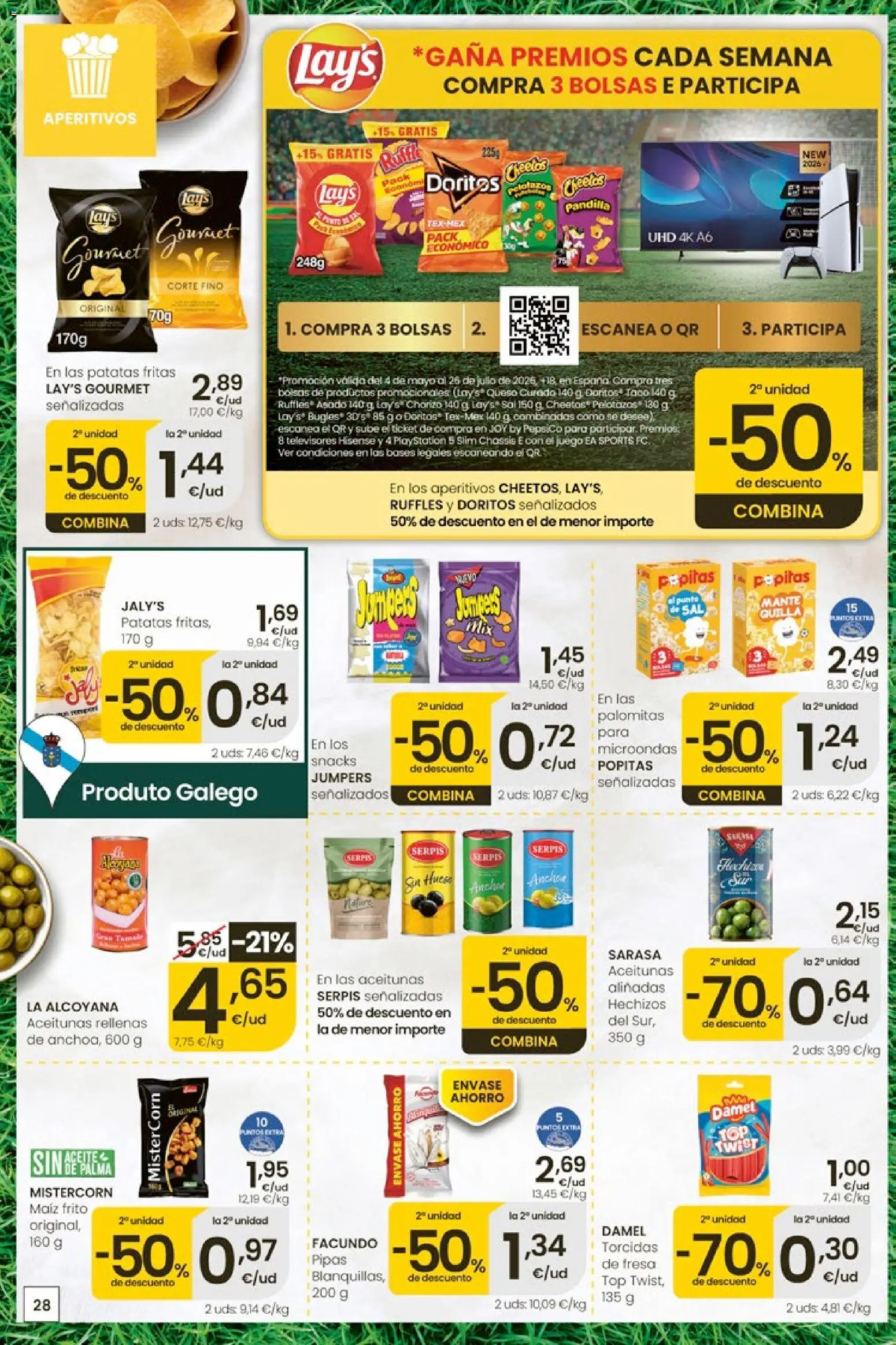 Eroski Quieres ahorrar conmigo │ válido desde el 30.04.2026 | Página: 28 | Productos: Queso, Playstation, Anchoa