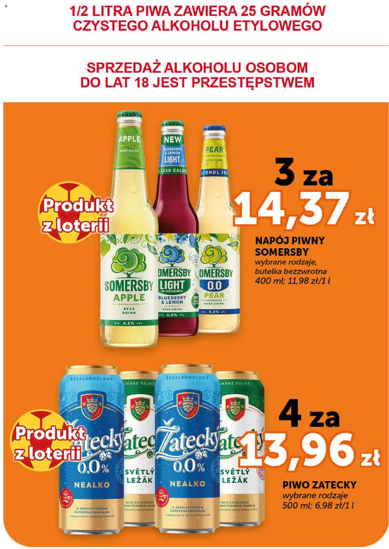 Groszek gazetka - Market od 11.06.2026 | Strona: 11 | Produkty: Leżak, Piwo, Somersby