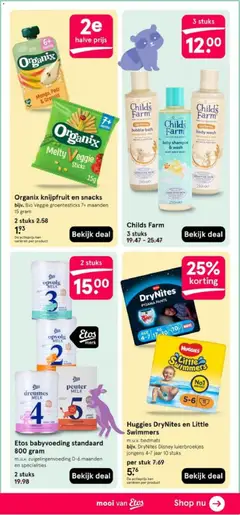Etos folder - Voorbeeld van een folder van Etos, geldig van 27-07-2026 | Pagina: 53 | Producten: Snacks, Pyjama, Kan, Shampoo