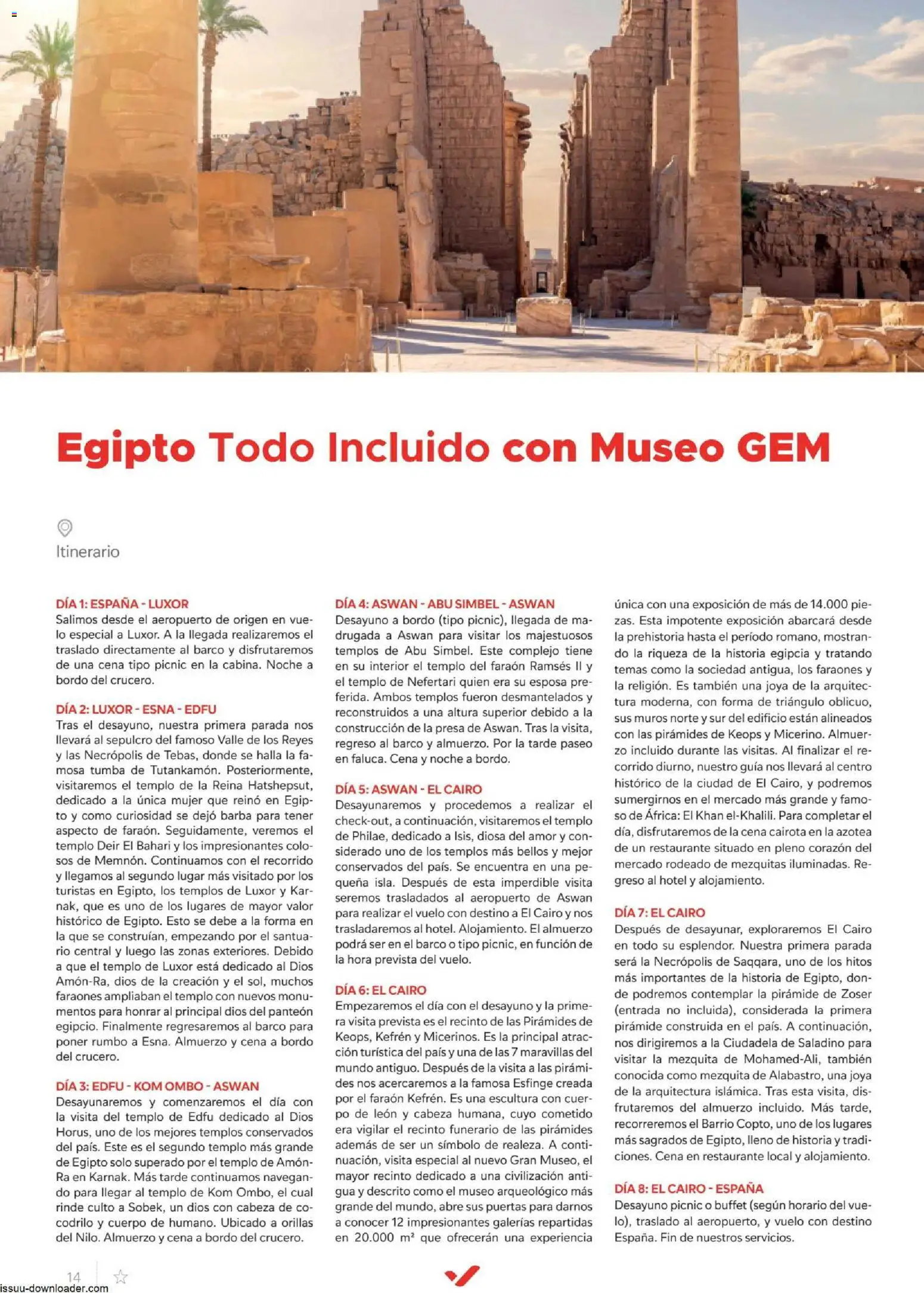 Halcón Viajes Egípto │ válido desde el 06/07/2026 | Página: 14