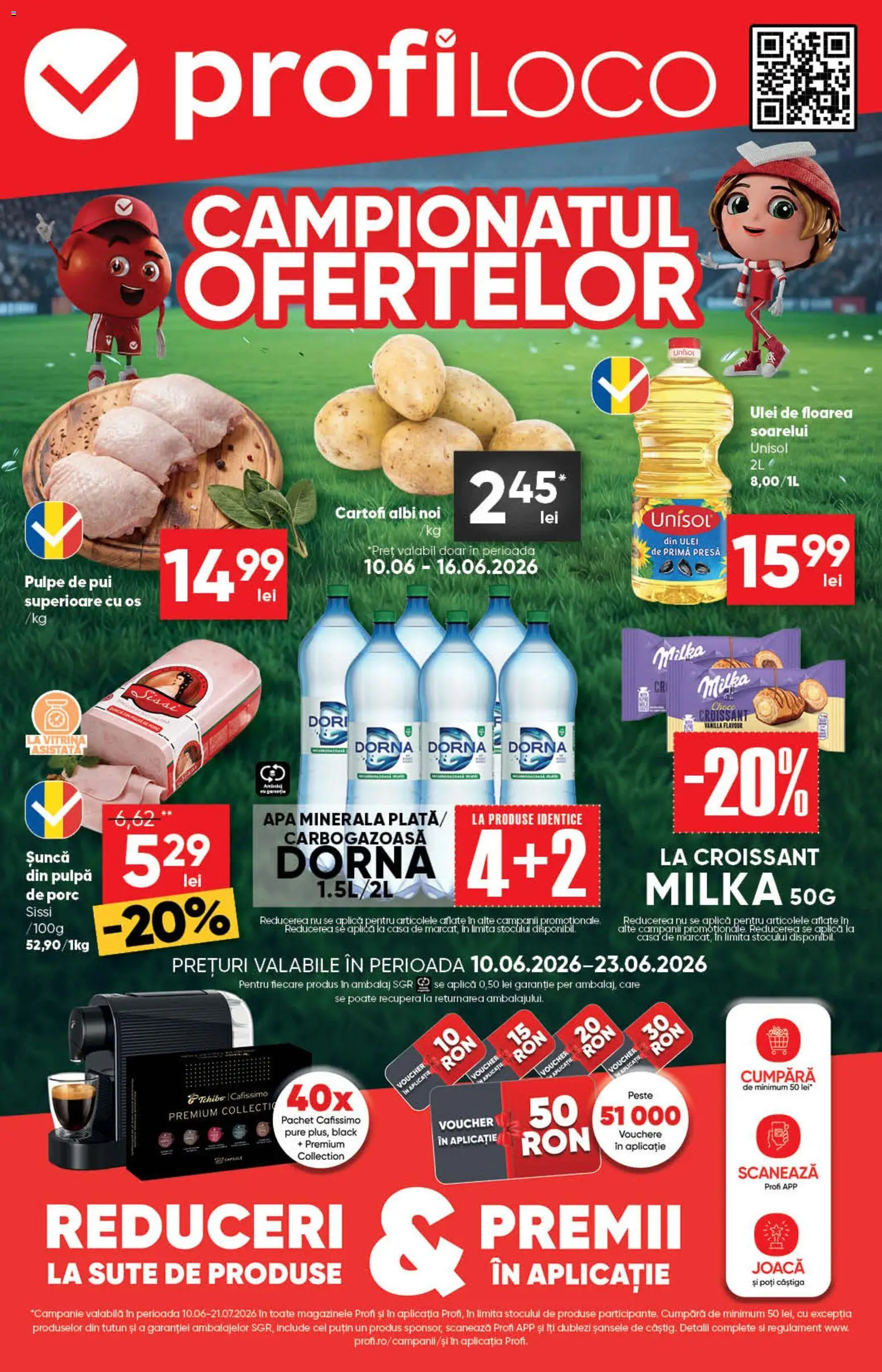 Noul catalog Profi – valabil de la 10.06.2026 | Pagină: 1 | Produse: Hacıyatmaz Kedi Oyuncağı, Vitrină, Ulei, Șuncă
